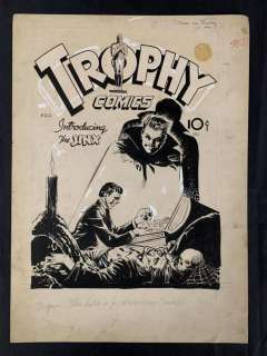 Trophy Comics #1 Original Cover Art. John Giunta. | Weiss Auctions