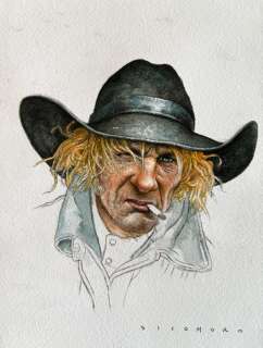 Sicomoro, Eugénio - 1 Original colour drawing - Vieil Homme | Catawiki