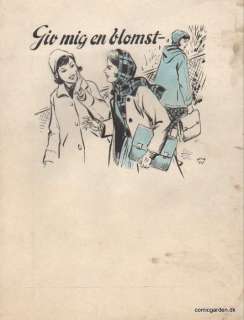 Giv mig en blomst - original tegning - Palle Wennerwald | ComicGarden