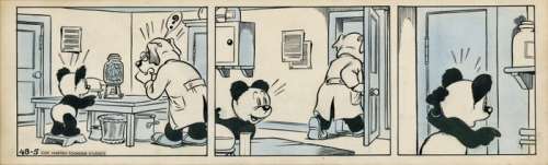Marten Toonder Studio’s - 1 Bande originale - Panda - Panda en de professor - 1947 | Catawiki