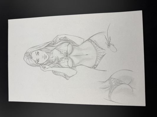 Eric Basaldua Mary Jane Sketch