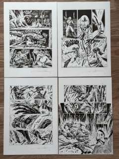 Candita, Giuseppe - 4 Original page - Dragonero Mondo Oscuro - cartella con disegno originale - 2023 | Catawiki