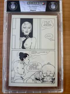 Magnus - 1 Original page - Necron - Nobilta’ Depravata - 1981 | Catawiki