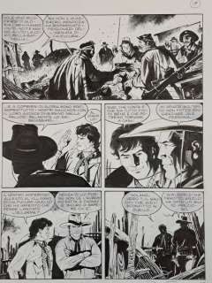 Pasquale Frisenda, Mauro Boselli - 1 Original page - Tex - Patagonia | Catawiki