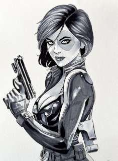 Candita, Giuseppe - 1 Original drawing - Domino - My gun - 2025 | Catawiki