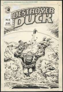 Kirby, Jack - DESTROYER DUCK #5 Cover | ComicConnect