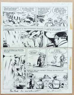 Attanasio, Dino Original page + mise en couleur - Bob Morane | Catawiki