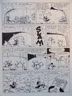 Walli - 1 Original page - Chlorophylle T14 - Le Combat des mages - FR + NL tekst - 1988 | Catawiki