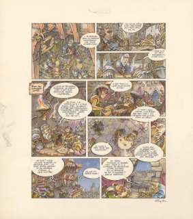 Thierry Ségur - Planche originale n°16 - La saison des cendres - Légendes des Contrées oubliées