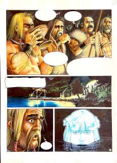 LUCA TARLAZZI - Original page for Axu published on Seven: Cm. 30x42. Mint. Code 962.