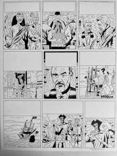 Marniquet - 1 Original page - Scoot et Hasting - Tome 1 : Le tombeau de Raskhenotep - 2001 | Catawiki