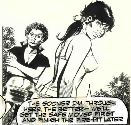 Enric Badia Romero | Modesty Blaise – Original daily strip #3284 – The iron god – Romero | Origin Of Comics