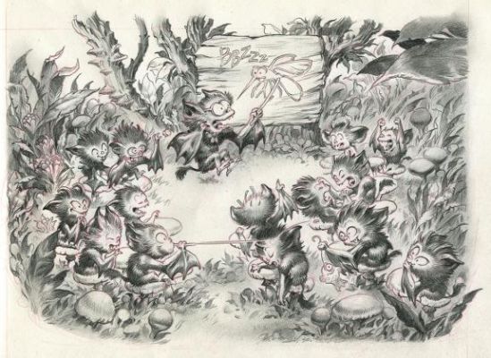 Stan Manoukian | Illustration originale - Monstre a peur des monstres - Monstre | Daniel Maghen