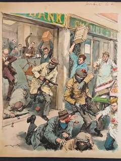 Molino, Walter - 1 Original colour drawing - Grande Hotel: una Rapina andata Male | Catawiki