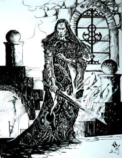 Pontet, Cyril - 1 Original drawing - Chroniques de la Lune Noire - Empereur Wismerhill - 2025 | Catawiki