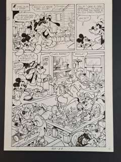 Asteriti, Pezzin - 1 Original page - Topolino e l’Impresa Modellistica | Catawiki