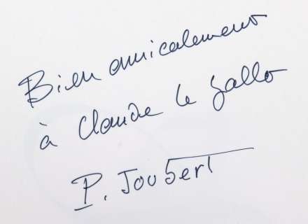 Joubert | Ensemble de 3 livres, chacun dédicacé Ã  Claude… | Millon
