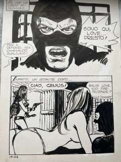 Manara, Milo - 1 Original page - Genius - n. 13 | Catawiki