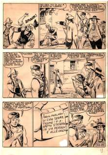 EsseGesse - 1 Original page - il Grande Blek #33 - "la banda del Pipistrello" - 1956 | Catawiki