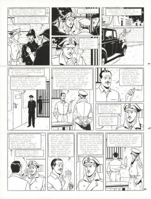 André Juillard | Planche originale n°28 - Signé Olrik - Blake et Mortimer | Daniel Maghen