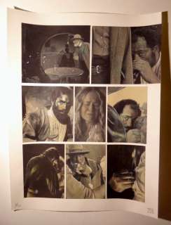 Le Hénanff, Fabrice - 1 Colour pencil drawing - Lawmen 1 page 33 - 2023 | Catawiki