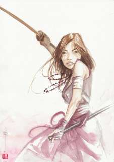 Genêt, Fédéric - 1 Original colour drawing - Samurai | Catawiki