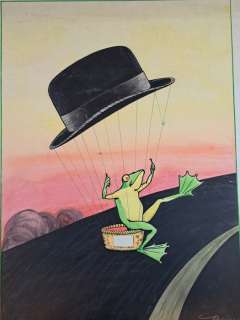 Baldo, Gino Luigi - 1 Original drawing - Pubblicità per Cappelli Maschili - 1910 | Catawiki