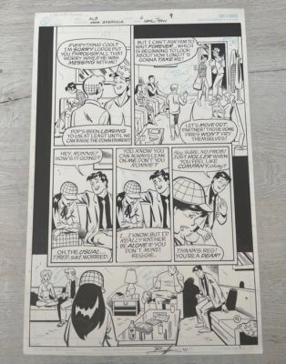 Norm Breyfogle(firmada)/Andrew Pepoy - 1 Original page - Life with Archie - Life with Archie#6 pg9 | Catawiki