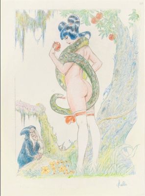 Frollo, Leone - Original colour drawing - Biancanve - Biancaneve e il Serpente - 1990 | Catawiki