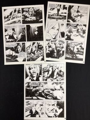 Roi, Corrado - 3 Original page - Dylan Dog: La Capanna nel Bosco - 2011 | Catawiki