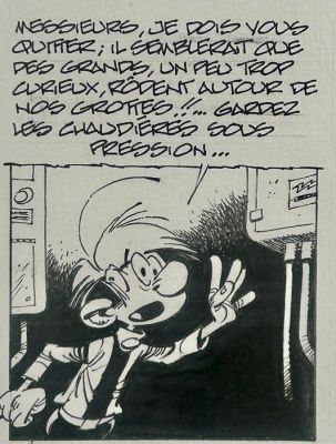 Seron, Pierre - 1 Original page - Les Petits Hommes - T. 50 - page 20 - Eslapion 3 - 2010 | Catawiki