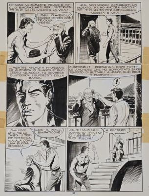 Gallieno, Ferri - 1 Original page - Zagor n.24 - "Le Jene del Mare" | Catawiki