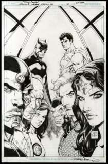 Daniel, Tony - JUSTICE LEAGUE: REBIRTH #1 Cover | ComicConnect