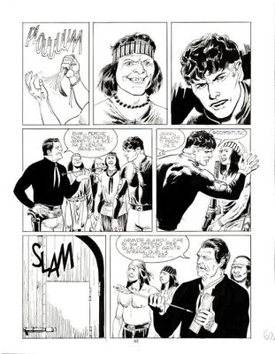 Diso, Roberto - 3 Original page - Mister No #106 - "Il marchio dell’assassino" - 1984 | Catawiki