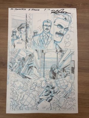 Rebekah Isaacs - 1 Original page - Ms Marvel - #38