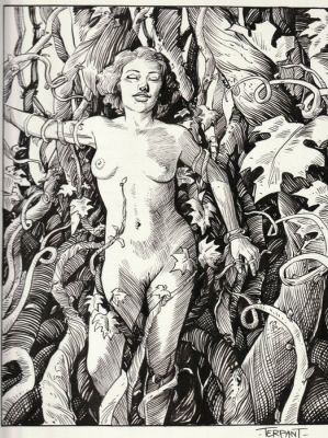 Jacques Terpant - 1 Original drawing - autre - Jeune femme - 2013 | Catawiki