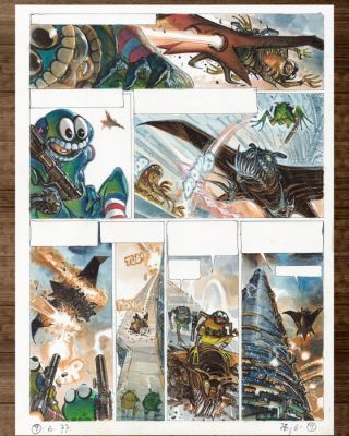 Juan Giménez Page de BD originale - Elige tu Juego (La Dernière Vie/“The Last Life”) – Page 9 (1977) | Catawiki