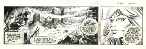 Romero, Enric Badia - 1 Original page - Axa - strip #1036 - 1981 | Catawiki
