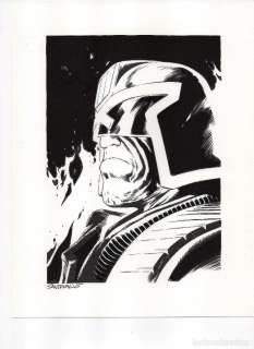 SERGIO SANDOVAL - DIBUJO ORIGINAL JUEZ DREDD