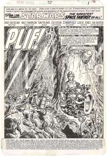 Walt Simonson | Star Wars #55 p1 (Rare Splash) | Nostalgic Investments
