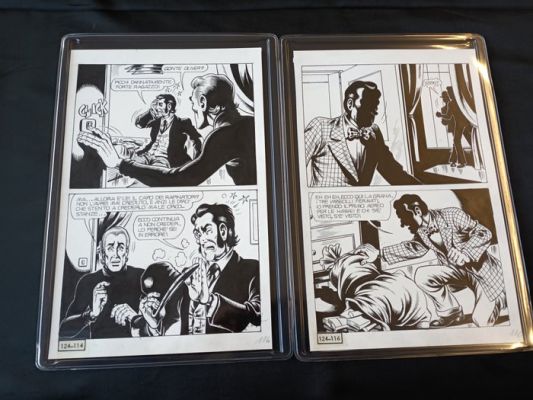 Romanini, Giovanni - 2 Original page - Alan Ford - n. 124 Un dì così | Catawiki