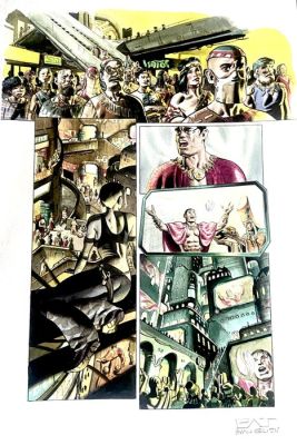 Evangelisti, Patrizio - 1 Original colour page - Termite Bianca | Catawiki