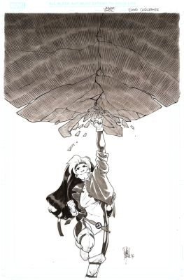 Continue Shopping | ROGUE #4 ELENA CASAGRANDE ORIGINAL COVER ART | Scott’s Collectables