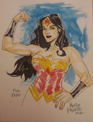 Yanick Paquette - Original colour drawing - Wonder Woman | Catawiki