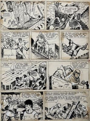 Sirius - 1 Original page - De Timoers - Le Fils du Croisé - De zoon van de kruisvaarder - 1966 | Catawiki