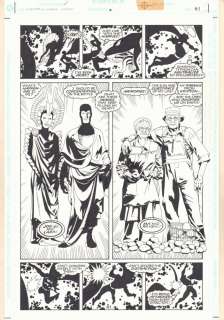 Drew Geraci, Dusty Abell - superman/wonder woman: whom gods destroy elseworlds #2 p. 41 - clark‘s parents: jor-el and lara + ma and pa kent - 1997