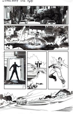SOO LEE - WITNESS POINT #1 PAGE 1 (SOO LEE ORIGINAL INTERIOR ART)