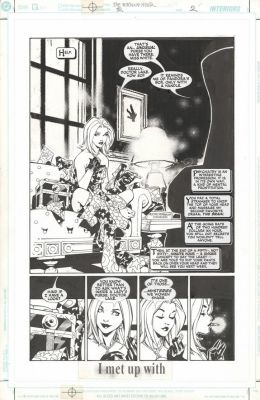 Chris Bachalo | Planche originale n°2, phylactères collés - The Witching Hour | Daniel Maghen