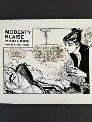 Colvin, Neville - 1 Original page - Modesty Blaise - The Evil ’El Toro’ - 1982 | Catawiki