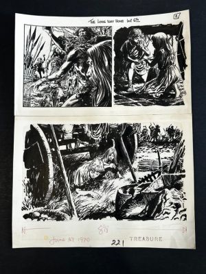 Blasco, Jesus - 1 Original page - The Long Way Home - Call to Arms - 1970